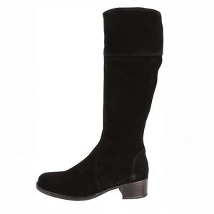 La Canadienne Black Suede Passion Boots Extra Wide